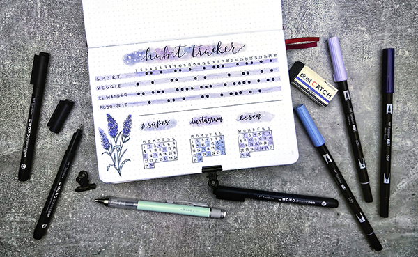 Vooravond Continentaal Controversieel Bullet Journal Tracker│Tombow