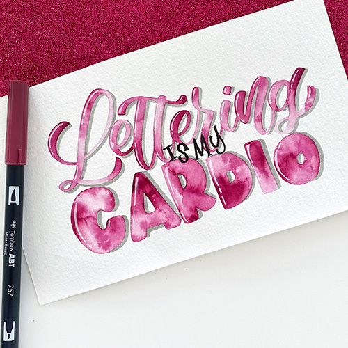 Tombow Dual Brush Pens  Creative lettering, Hand lettering, Hand