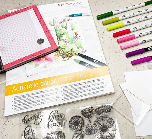 Kaarten maken met stempels|Tombow Kaarten Maken Met Stempels|Tombow