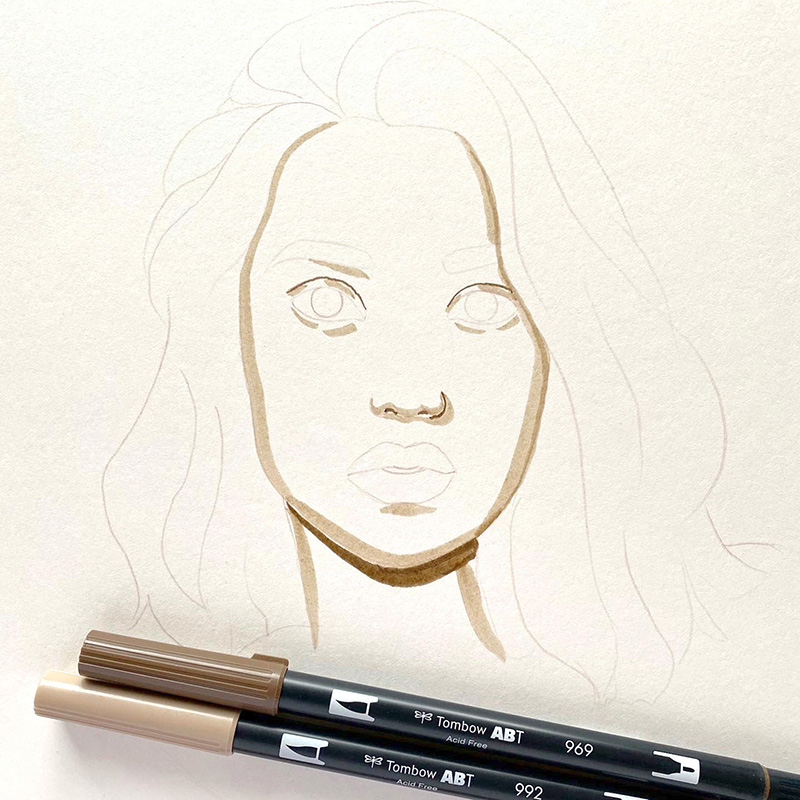 Six Tips for Coloring Skin Tones with the ABT PRO Markers - Tombow