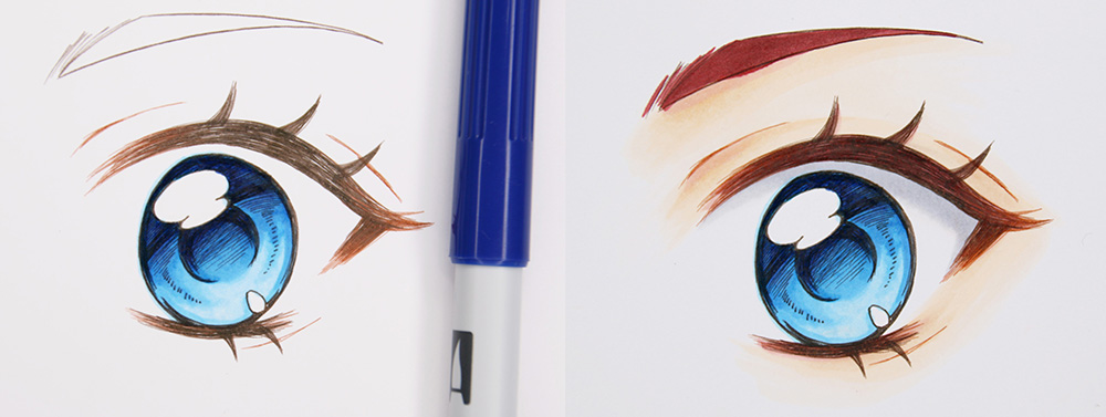 HOW TO COLOR ANIME EYES WITH PENCILS | Important Tips for Beginners -  YouTube