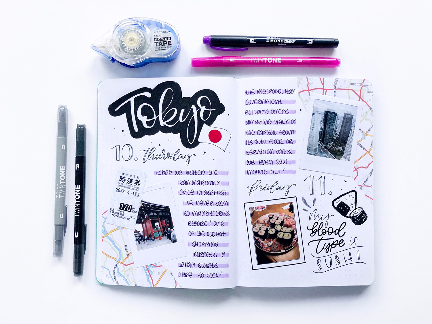 Travel Journal – Your Individual Travelogue │ Tombow