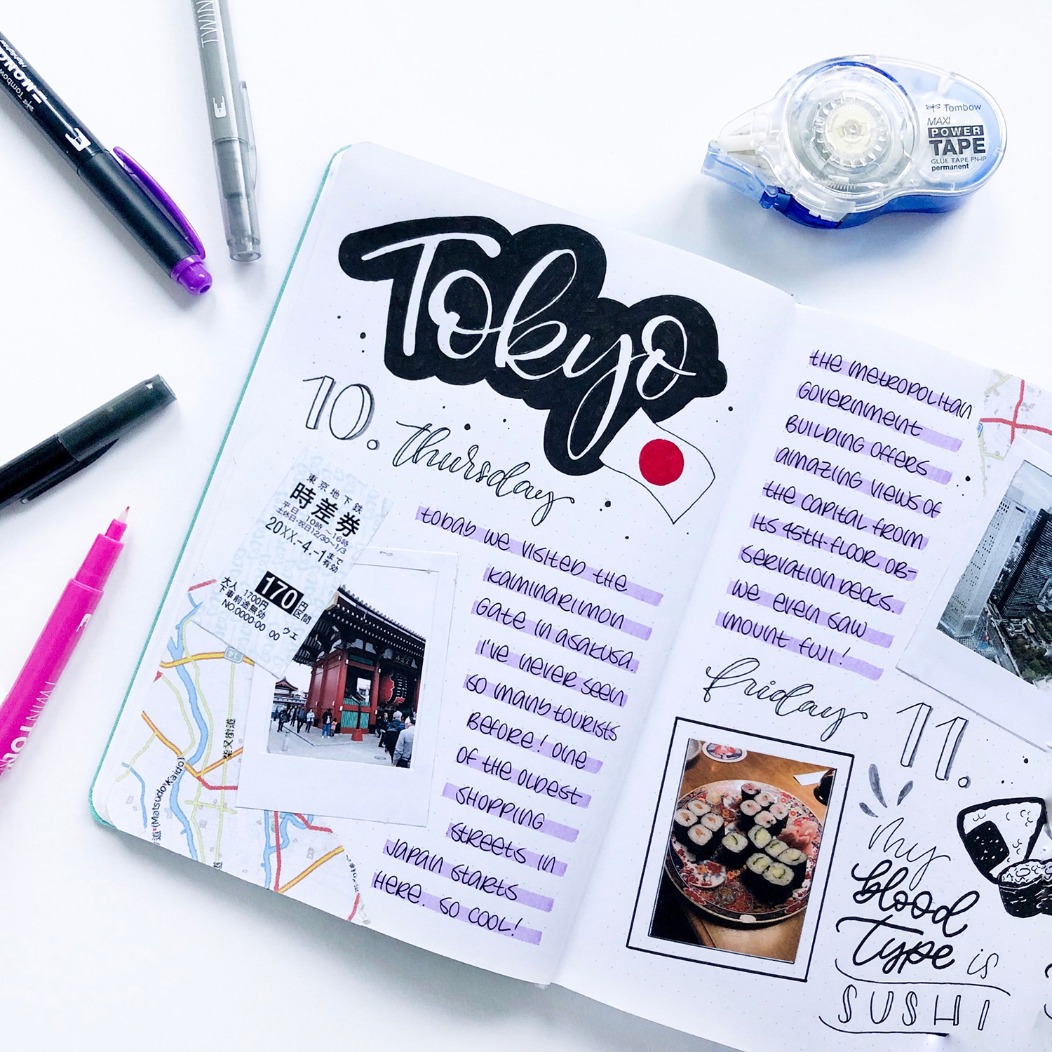 Quels stylos ou feutres pour un bullet journal ? - Ma Cohérence