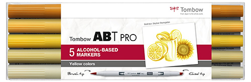 Tombow - Feutre à alcool double pointe ABT PRO - 5,5 mm - pourpre P665 -  Les Marqueurs - Art graphique