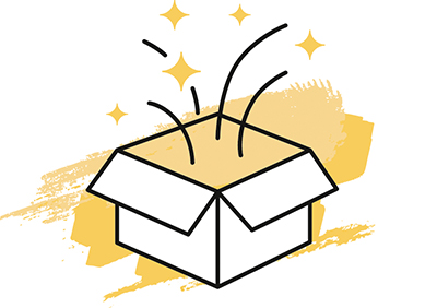 Tokubetsu Icon geöffnete Box