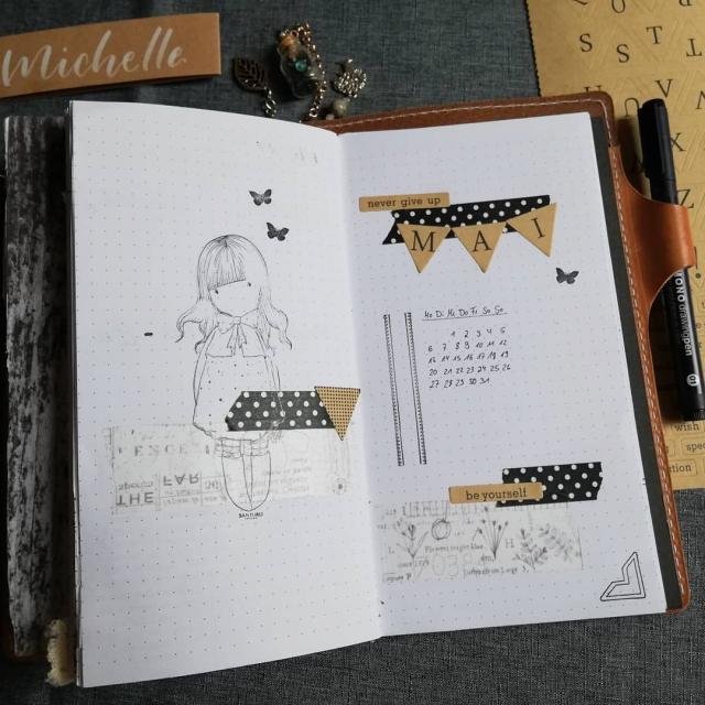 Tombow Brush Pen Testing in 8 Different Bullet Journals – All About Planners