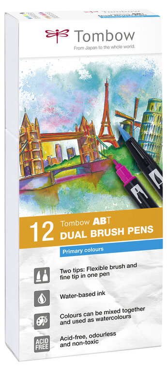 Tombow ABT Dual Brush Pen 12er Set