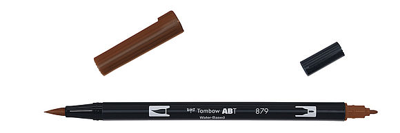 ABT Dual Brush Pen 879 brown