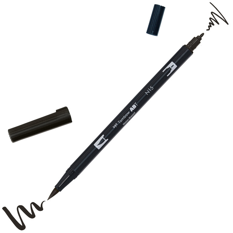 Tombow Europe: ABT Dual Brush Pen N15 black