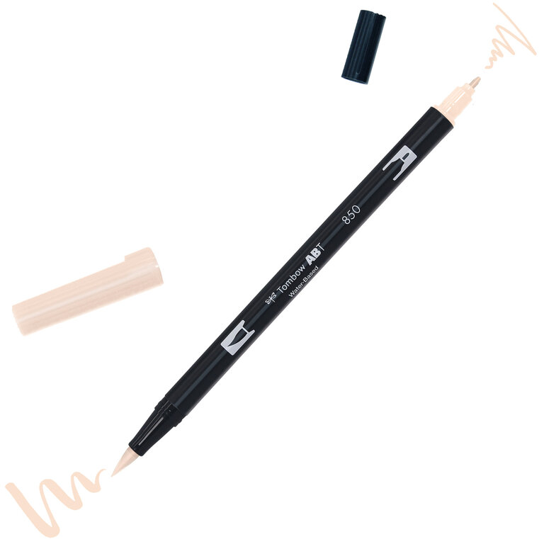 Tombow ABT Dual Pinselstifte Meeresfarben – 12 Stück, Wasserbasiert, Mit Mischstift, Für Brush Lettering & Malen