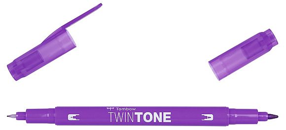 Feutre à 2 pointes TwinTone violet