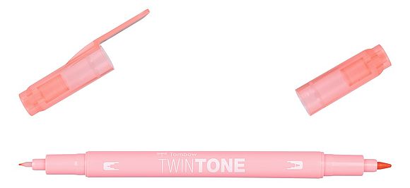 TwinTone peach pink