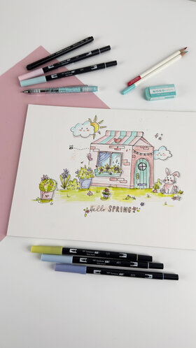 Urban Sketching Kawaii