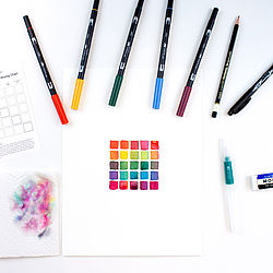 Tombow Online Workshop Watercoloring Set