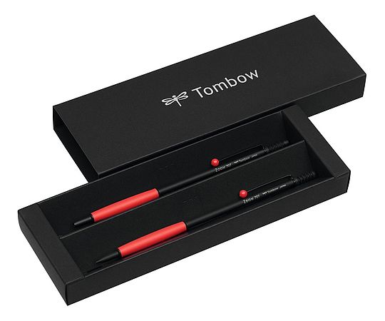 ZOOM 707 stylo-bille + porte-mine noir/rouge