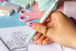 MONO Set Druckbleistift und Radiergummi sorbet blue