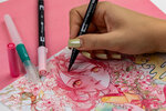 Tombow ABT Dual Brush Pen Watercolor Manga Flower Set
