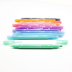 TwinTone set of 12 Pastel Colors