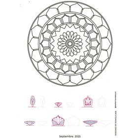 Création Mandala dessiner "Linéa
