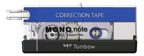 MONO note blauw/transparent/zwart