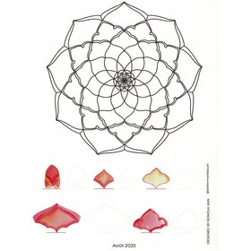 Création Mandala drawing "Aura"