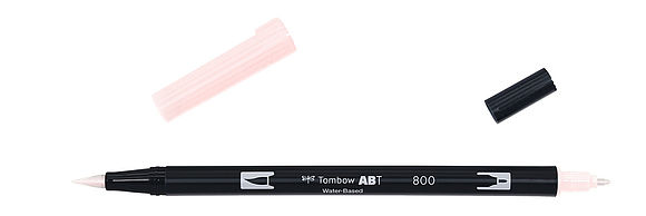 Tombow ABT Dual Brush Pen 800 pale pink