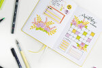 Gelbes Bullet Journal