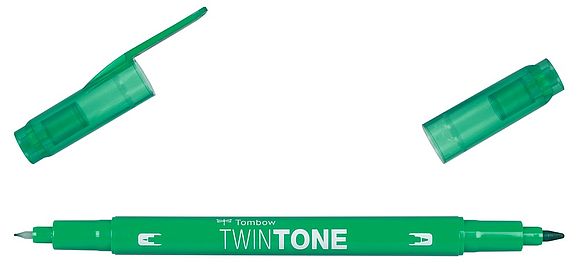 Feutre à 2 pointes TwinTone vert