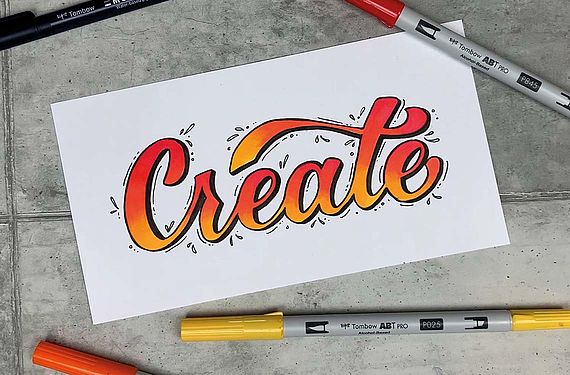 Gratis sjablonen voor lettering