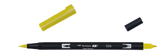 Tombow ABT Dual Brush Pen 026 yellow gold