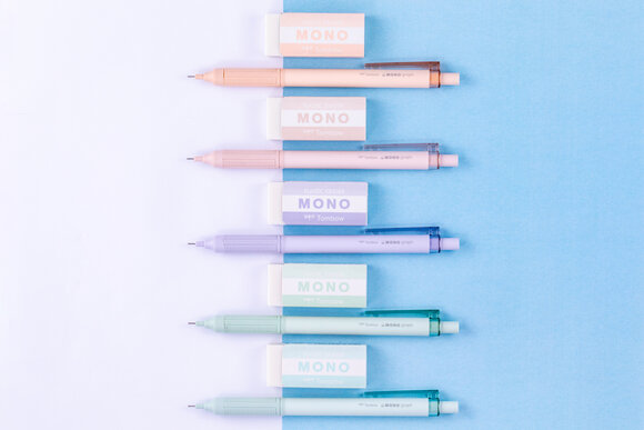 MONO Set Druckbleistift und Radiergummi sorbet blue
