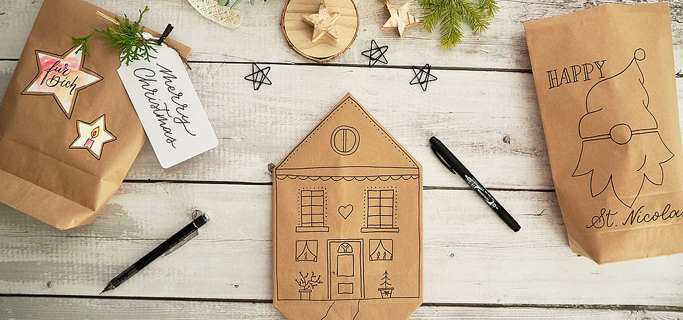 DIY Noël : personnaliser son papier cadeau