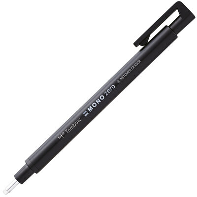MONO zero Radierstift classic eckige Spitze schwarz