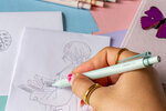 MONO Set Druckbleistift und Radiergummi sorbet blue