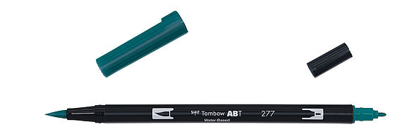 Tombow ABT Dual Brush Pen 277 dark green