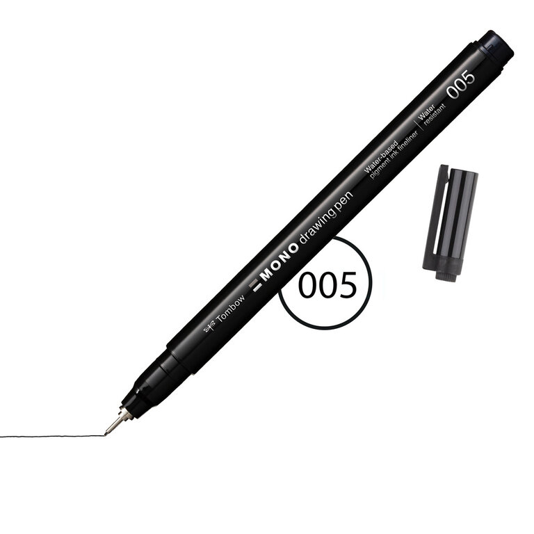 Tombow Europe: MONO drawing pen 005 zwart