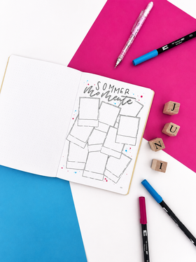 Bullet Journal : moments d'été