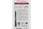 Coffret de feutres pinceaux Tombow Fudenosuke 5+1, pointe dure, noir