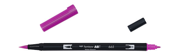 Tombow ABT Dual Brush Pen 665 purple