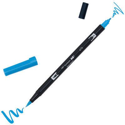 Tombow ABT Dual Brush Pen 476 cyan