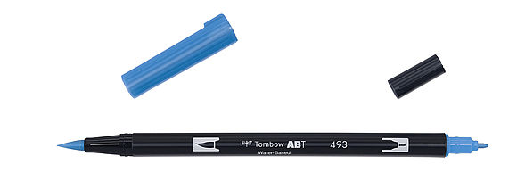 Tombow ABT Dual Brush Pen 493 reflex blue