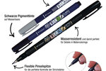Tombow Fudenosuke Brush Pen 5+1 Set, Schwarz und Grau