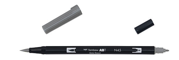 Tombow ABT Dual Brush Pen N45 cool gray 10