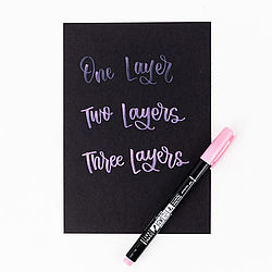 Fudenosuke Pastel for black paper 6-delige set
