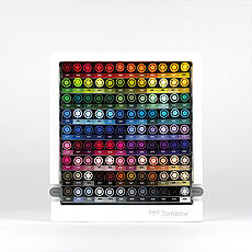 Tombow ABT Dual Brush Pen Schreibtisch-Organizer mit 107 Farben + Blender