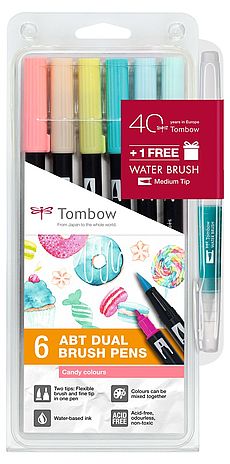 Tombow Dual Brush Pen Color Chart