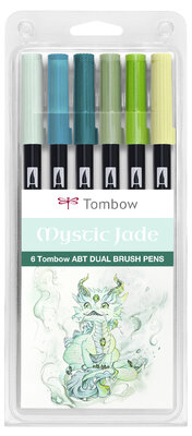Tombow ABT Dual Brush Pen, set de 6