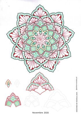 Création Mandala "Saira" : coloriage