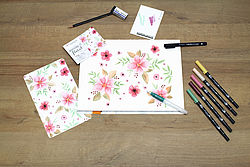 Watercoloring Set Floral