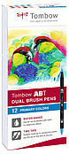 Tombow ABT Dual Brush Pen Set de 12 couleurs primaires